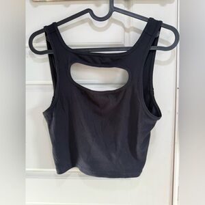Lululemon front cutout crop top